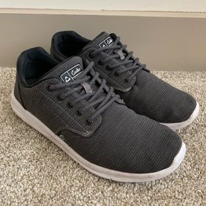 Cuater The Daily - Knit shoe. Men’s size 11. Heather Grey Pinstripe/Black